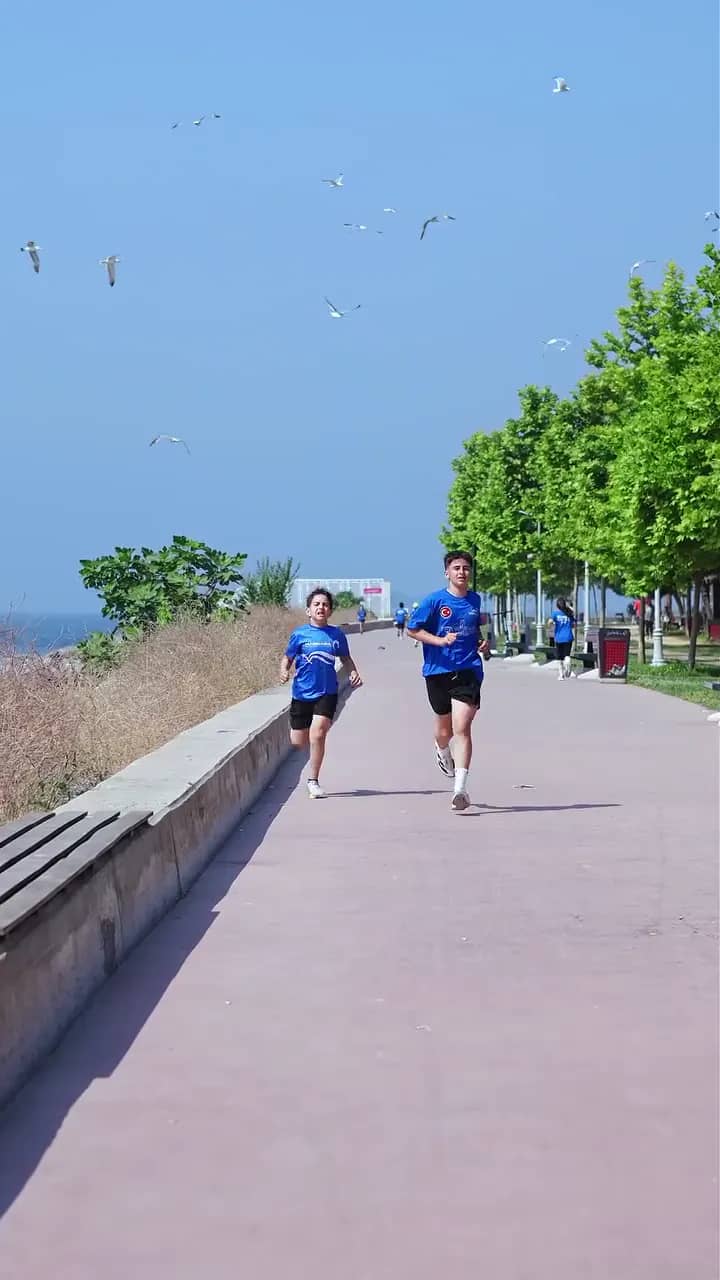Triatlon koşu antrenmanı